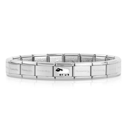 NOMINATION Classic Silver & White Sheep Charm - Bumbletree Ltd
