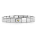 NOMINATION Classic Silver & Yellow CZ Sun Charm - Bumbletree Ltd