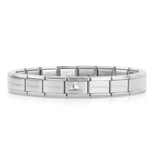 NOMINATION Classic Silver Sail Boat Charm - Bumbletree Ltd