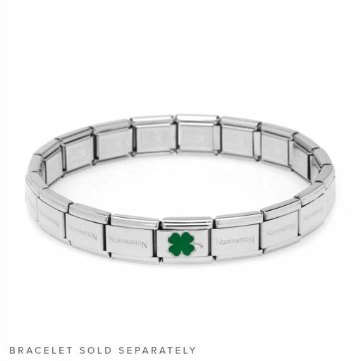 NOMINATION Classic Green Clover Charm - Bumbletree Ltd
