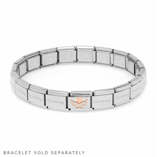 NOMINATION Classic Rose Gold Heart With Wings Charm - Bumbletree Ltd