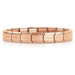 NOMINATION Classic Rose Gold Stainless Steel Charm Base Bracelet - Bumbletree Ltd