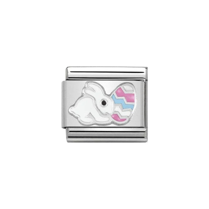 NOMINATION Classic Silver Easter Bunny Charm - Charms - Nomination - Bumbletree