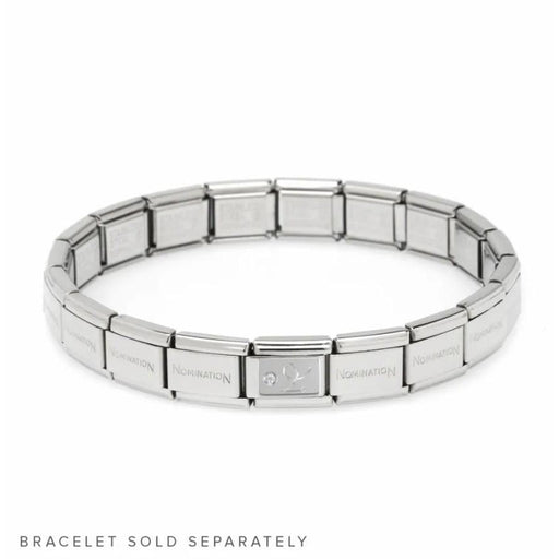 NOMINATION Classic CZ Silver Capricorn Symbol Charm - Bumbletree Ltd