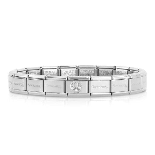 NOMINATION Classic Silver & CZ Letter O Charm - Bumbletree Ltd