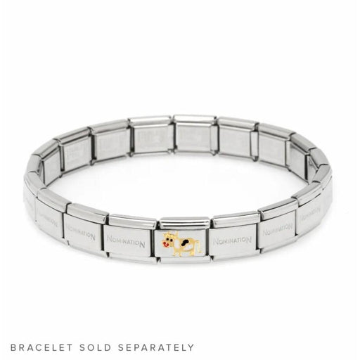 NOMINATION Classic Gold & Enamel Cow Charm - Bumbletree Ltd