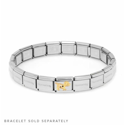 NOMINATION Classic Gold & Enamel Dog Charm - Bumbletree Ltd