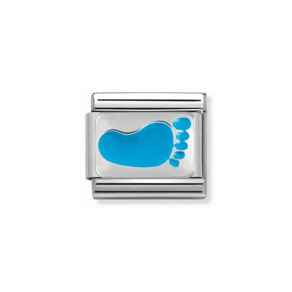 NOMINATION Classic Blue Footprint Charm– Bumbletree