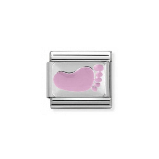 NOMINATION Classic Pink Footprint Charm - Bumbletree Ltd