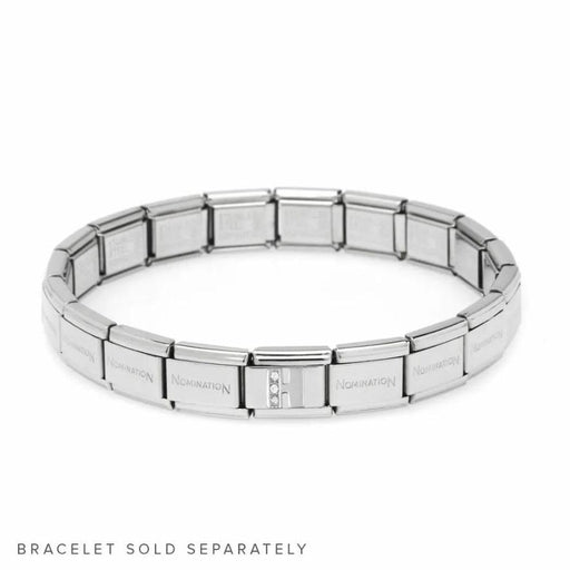 NOMINATION Classic Silver & CZ Letter H Charm - Bumbletree Ltd