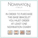 NOMINATION Classic Stainless Steel Base Charm Bracelet - Bumbletree Ltd