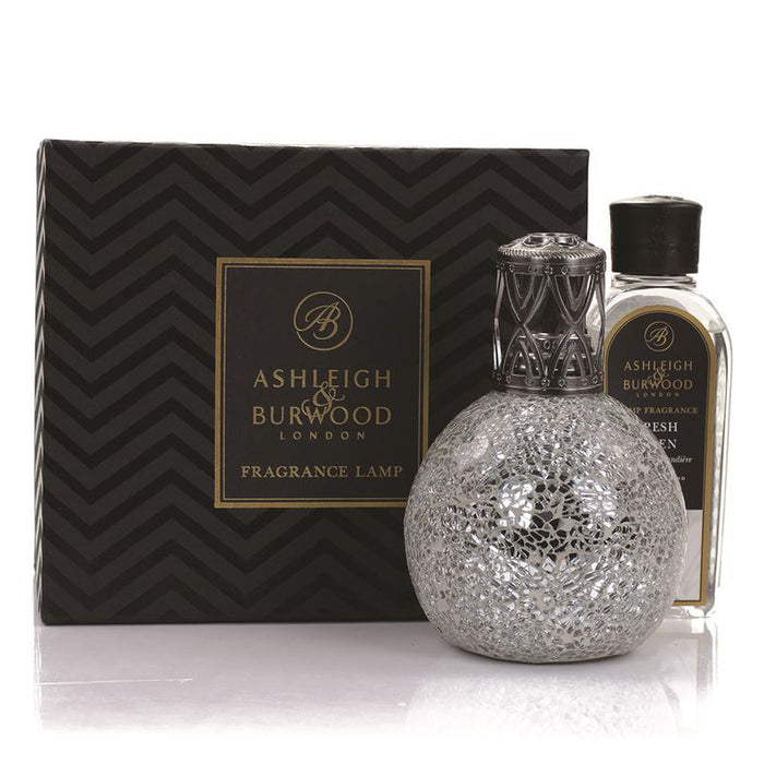 Ashleigh & Burwood: Fragrance Lamp Gift Set - Paradiso Large Lamp & Fresh Linen -  - Ashleigh & Burwood - Bumbletree