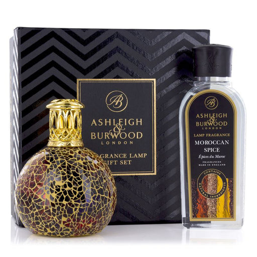 Ashleigh & Burwood: Fragrance Lamp Gift Set - Golden Sunset & Moroccan Spice -  - Ashleigh & Burwood - Bumbletree