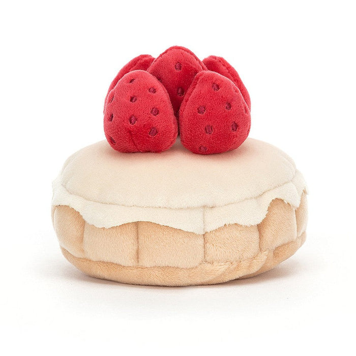 Jellycat Pretty Patisserie Tarte Aux Fraises - Plush - Jellycat - Bumbletree