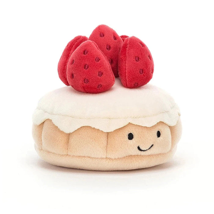Jellycat Pretty Patisserie Tarte Aux Fraises - Plush - Jellycat - Bumbletree