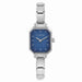 NOMINATION Paris Classic Stainless Steel & Rectangular Blue Glitter Dial Watch - Bumbletree Ltd