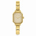 NOMINATION Paris Classic Yellow Gold PVD & Rectangular Gold Glitter Dial Watch - Bumbletree Ltd