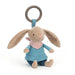 Jellycat Little Rambler Bunny Rattle - Plush - Jellycat - Bumbletree
