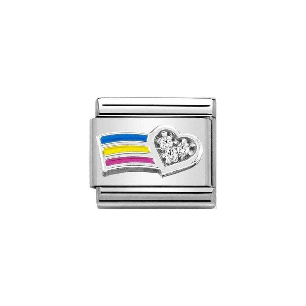 Nomination Classic Charm - Silver Rainbow Mask main image 0