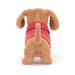 Jellycat Sweater Sausage Dog Pink - Plush - Jellycat - Bumbletree