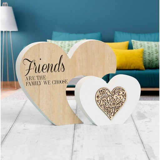 Friends Are The Family We Choose Sentiment Plaque - Bumbletree Ltd