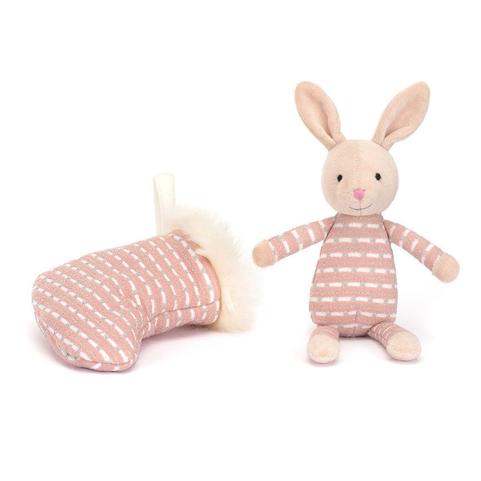 Jellycat Shimmer Stocking Bunny - Plush - Jellycat - Bumbletree