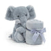 Jellycat Snugglet Elephant Soother - Plush - Jellycat - Bumbletree