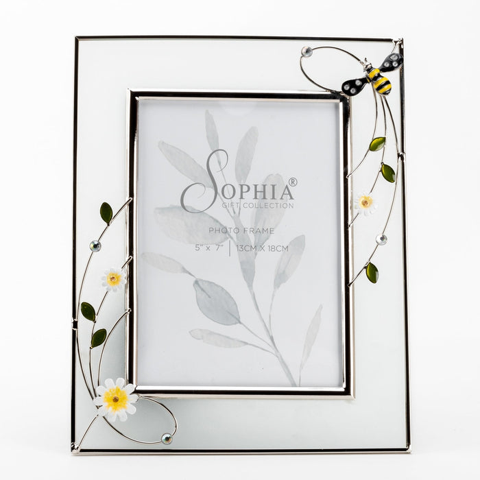 5" X 7" - CLASSIC COLLECTION WIRE & GLASS BEE FRAME - Bumbletree Ltd