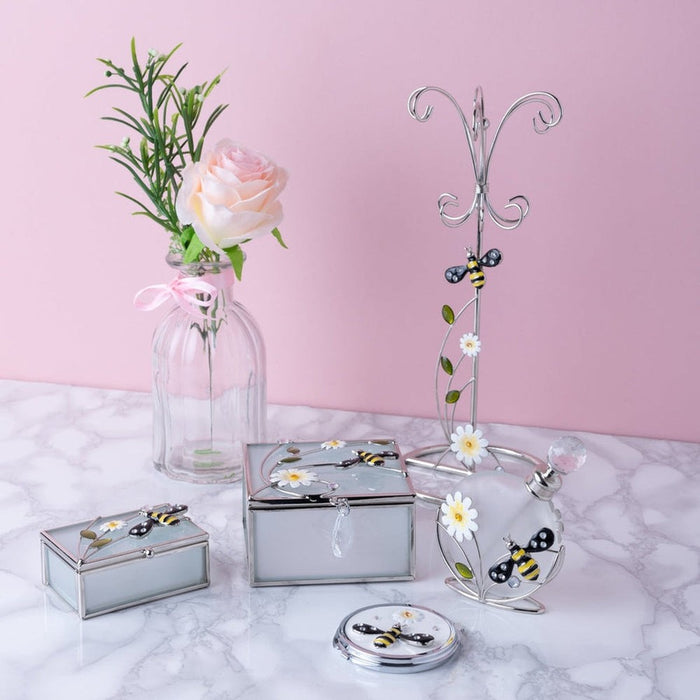 WIRE & GLASS BEE TRINKET BOX - Bumbletree Ltd