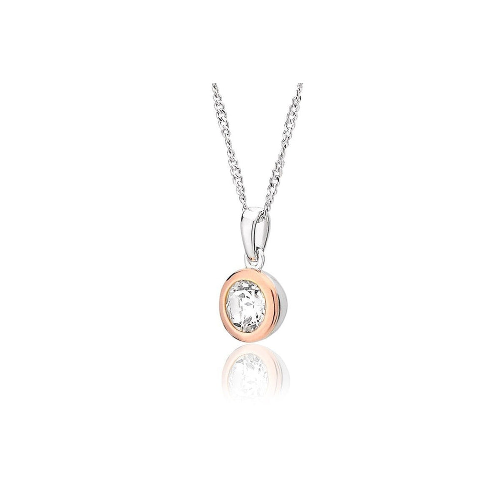 Clogau Always in my Heart White Topaz Pendant From Steffans Jewellers