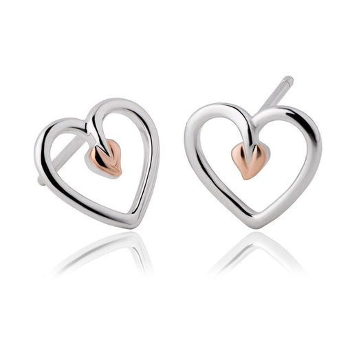 TREE OF LIFE HEART STUD EARRINGS - Bumbletree Ltd