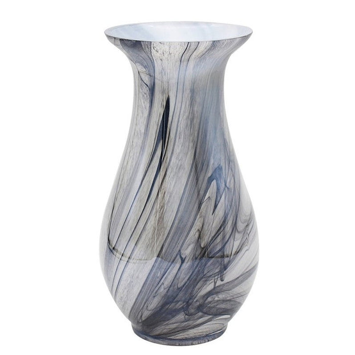 Marble Style Glass Vase - Bumbletree Ltd