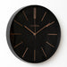 ROUND WALL CLOCK - BLACK - Bumbletree Ltd