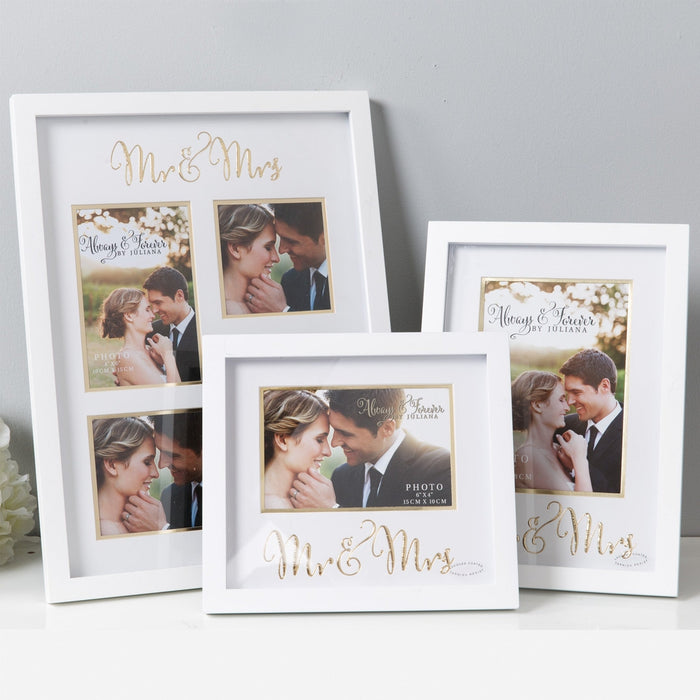 6" X 4" - PHOTO FRAME - MR & MRS - Bumbletree Ltd