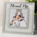 4" X 4" - CRYSTAL BORDER FRAME - MR & MRS - Bumbletree Ltd