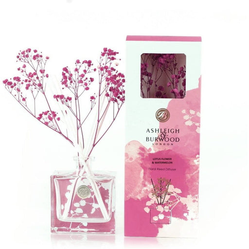 Ashleigh & Burwood In Bloom Lotus Flower & Watermelon Scented Reed Diffuser - Bumbletree Ltd