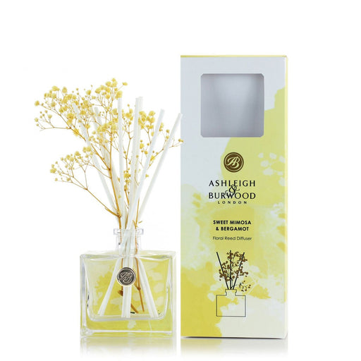 LIFE IN BLOOM: FLORAL REED DIFFUSER - SWEET MIMOSA & BERGAMOT - 150ML - Bumbletree Ltd