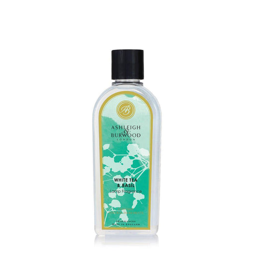 LIFE IN BLOOM: LAMP FRAGRANCE - WHITE TEA & BASIL - 500ML - Bumbletree Ltd