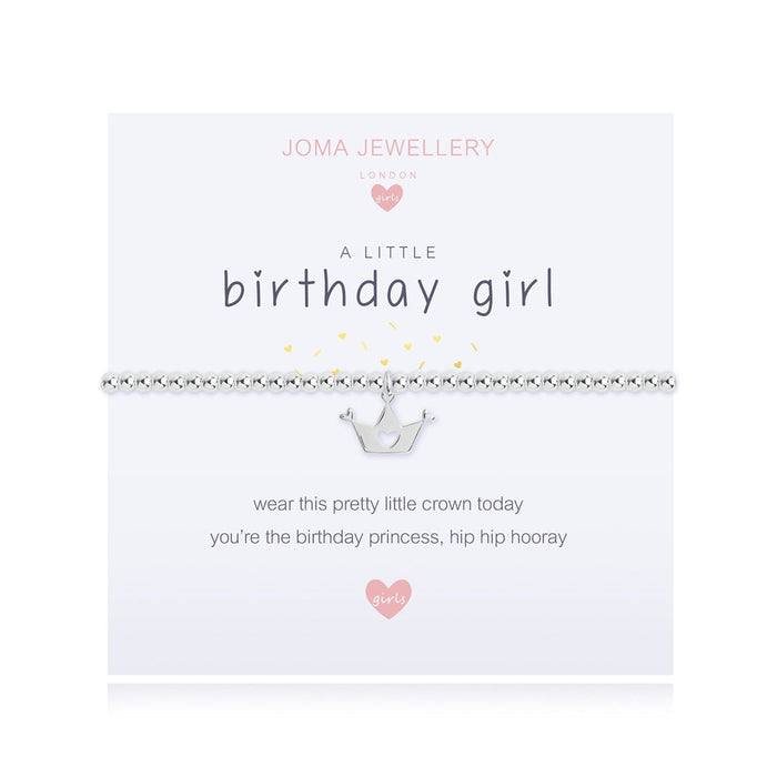 CHILDREN'S A LITTLE BIRTHDAY GIRL BRACELET - Bumbletree Ltd