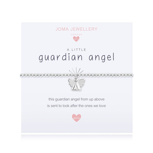 CHILDREN'S A LITTLE GUARDIAN ANGEL BRACELET WHITE - Bumbletree Ltd