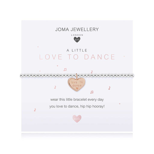 CHILDREN'S A LITTLE LOVE TO DANCE BRACELET - Bumbletree Ltd