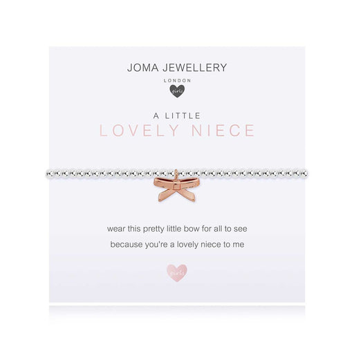 CHILDREN'S A LITTLE LOVELY NIECE BRACELET - Bumbletree Ltd