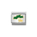 NOMINATION Classic Gold & Green Bonsai Charm - Bumbletree Ltd