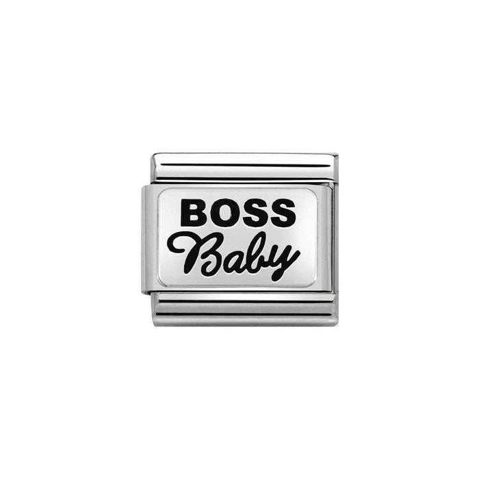 NOMINATION Classic Silver Boss Baby Charm - Bumbletree Ltd