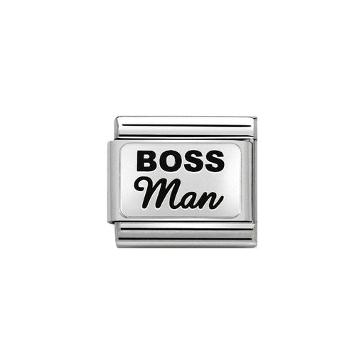 NOMINATION Classic Silver Boss Man Charm - Bumbletree Ltd