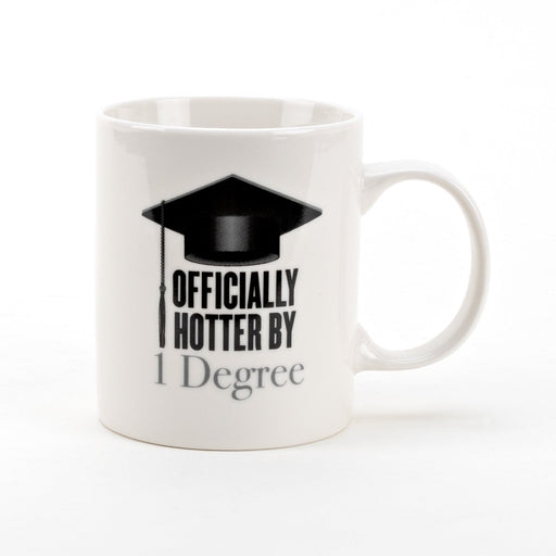 Officially Hotter By 1 Degree Graduation Mug - Gifts - Bumbletree - Bumbletree