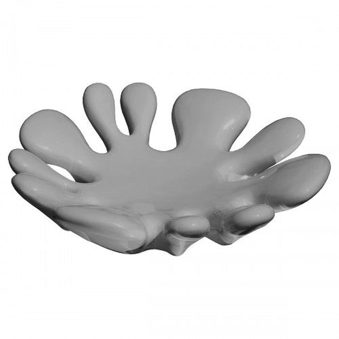 Ceramic Round Splash Dish - Grey - Bumbletree Ltd