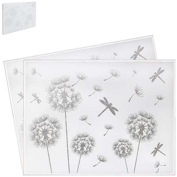 Dragonfly Mirror Table Placemat Set of 2 - Bumbletree Ltd