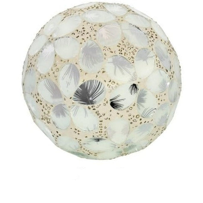 Decorative Mosaic Ball White Flower - Bumbletree Ltd