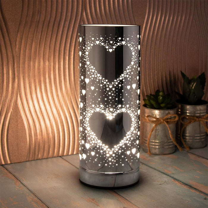 Heart Pattern Desire LED Aroma Lamp - Bumbletree Ltd